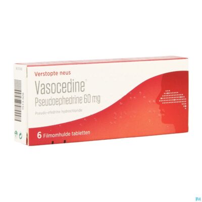 Vasocedine pseudoefedrine filmomh tabl 6