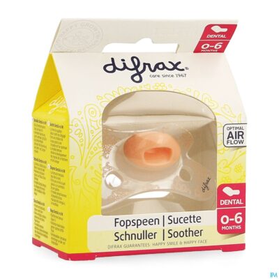 Difrax fopspeen sil mini-dental 0-6m 799-10