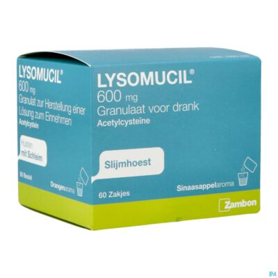 Lysomucil 600 gran sach 60 x 600mg