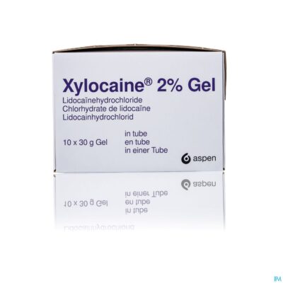 Xylocaine gel ser/spuit 10x10g 2%-4