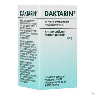 Daktarin pulv derm 1 x 20g 2%-2