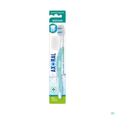 Axoral pro-clean tandenborstel medium