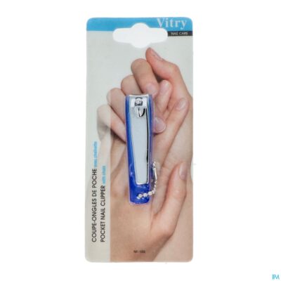 Nagelknipper manicure met opvangbakje blauw (azie)