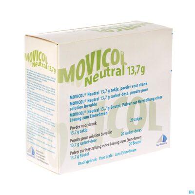 Movicol neutral zakjes 20 x 13,7g-2