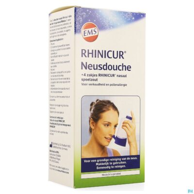 Rhinicur douche nasale + 4 zakjes spoelzout