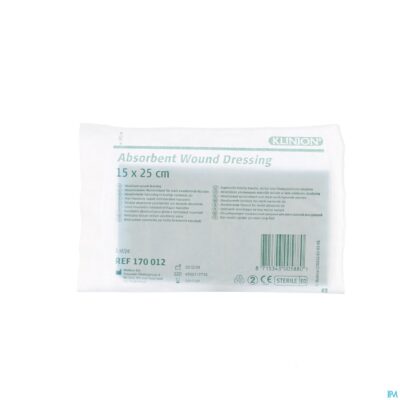 Klinion absorberend verband 15x25cm s 1 4170012