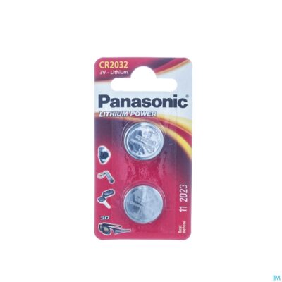 Panasonic batterij cr2032 3v 2-2