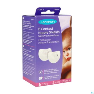 Lansinoh tepelhoedjes t1 2 + beschermdoos