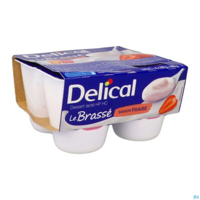 Delical le brasse aardbei 4x200g