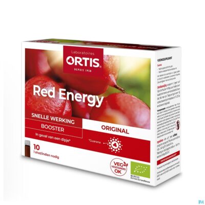 Ortis red energy bio alc 10x15ml