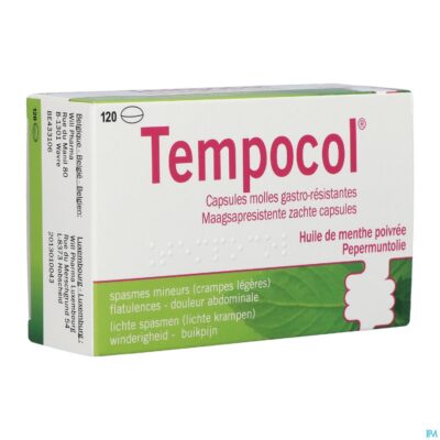 Tempocol maagsapresist. zachte caps 120 x 182mg