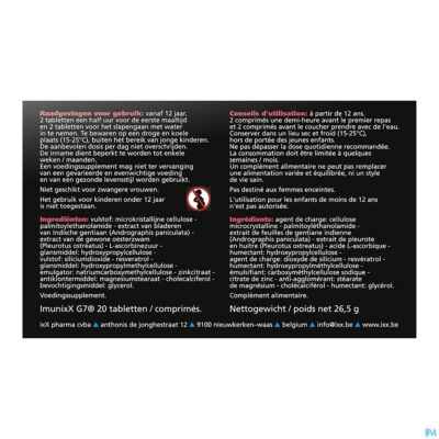 Imunixx g7 tabl 40 nf-2
