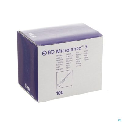 Bd microlance 3 nld 30g 1/2 rb 0,3x13mm geel 100-2