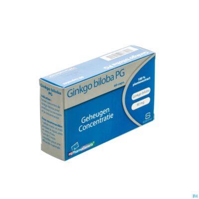Gingko biloba pg pharmagenerix caps 60-2