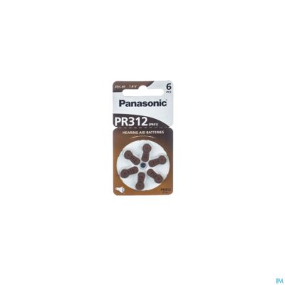 Panasonic batterij oorapparaat pr 312h 6-2