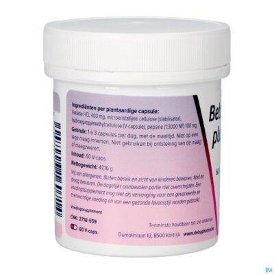 Betaine hcl + pesine v-caps 60 deba-2
