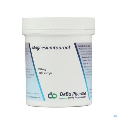Magnesiumtauraat v-caps 100x750mg deba