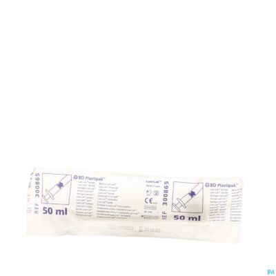 Bd plastipak spuit z/nld luer-lok 50-60ml 1 300865