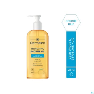 Dermalex hydrating shower oil 400ml-3