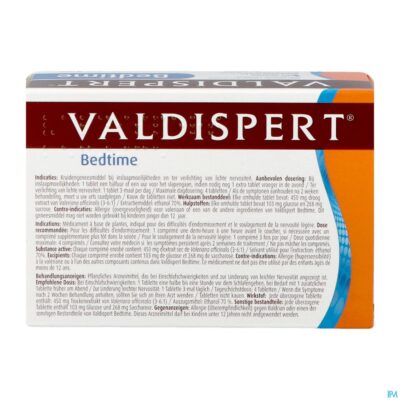 Valdispert bedtime omhulde tabl 40-2