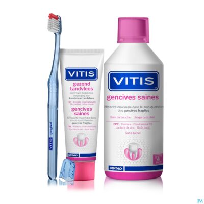 Vitis gezond tandvlees tandpasta met 0,05% cetylpyridinium chloride (cpc) 31414-2