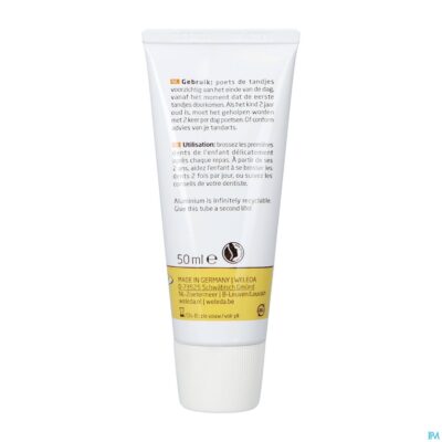 Weleda tandpasta gel kind nf tube 50ml-7