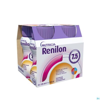Renilon 7.5 karamel fles 4x125ml 177026 nf-3