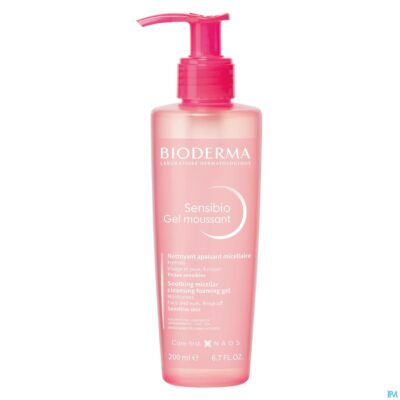 Bioderma sensibio reinig.gel schuim.pompfles 200ml