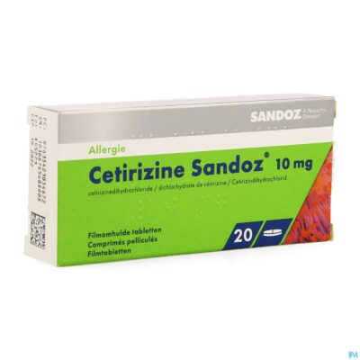 Cetirizine sandoz comp 20 x 10mg-2