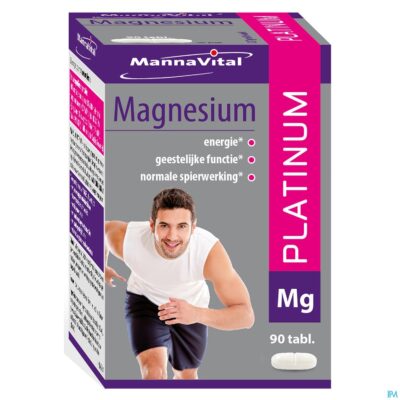 Mannavital magnesium platinum nf tabl 90