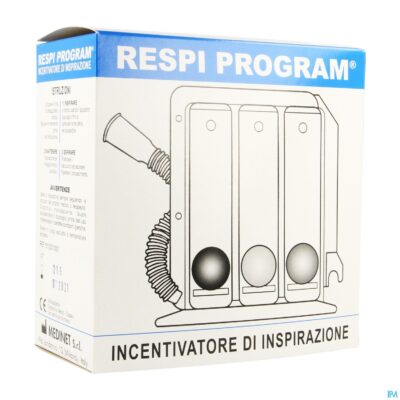 Respiprogram incentieve spirometer