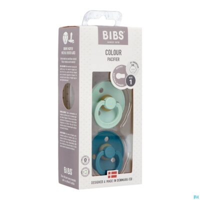 Bibs 1 fopspeen duo mint/forest lake 2