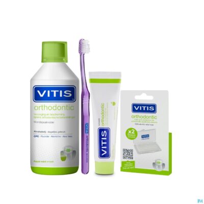 Vitis orthodontic tandpasta met 0,05% cetylpyridinium chloride (cpc) 75ml 32046-2