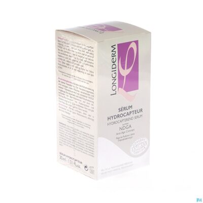 Longiderm serum hydrocapterend a/age gelaat 30ml