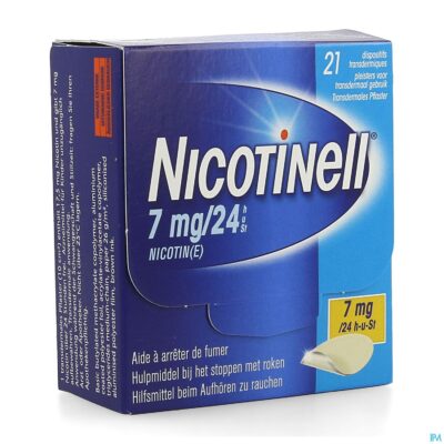 Nicotinell 7mg/24h pleister transdermaal 21