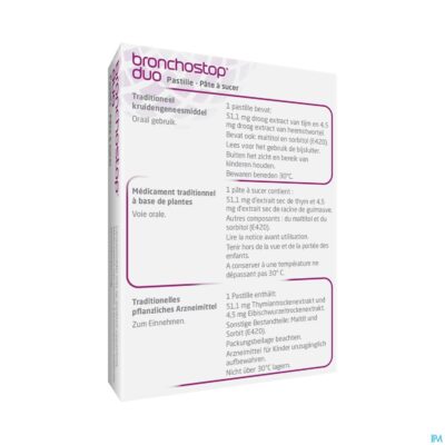 Bronchostop duo pastilles 20-4