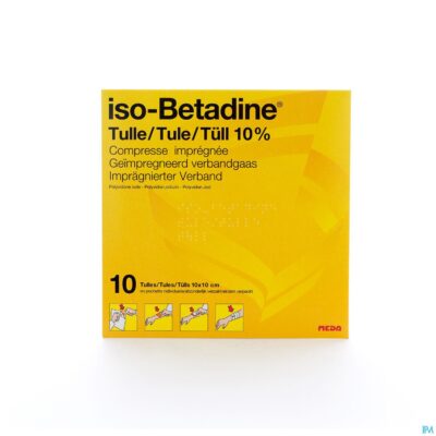 Iso betadine tulles compr 10-3