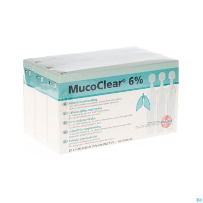 Mucoclear 6% nacl amp 60x4ml-2