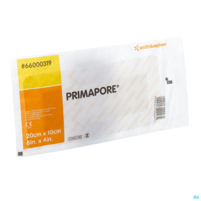 Primapore s&n verb post-op 20cmx10cm 1 66000319