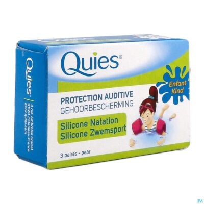 Quies oordoppen zwemmen kind silic. 3 paar-2