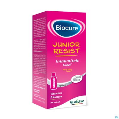 Biocure junior siroop suikervrij 180ml