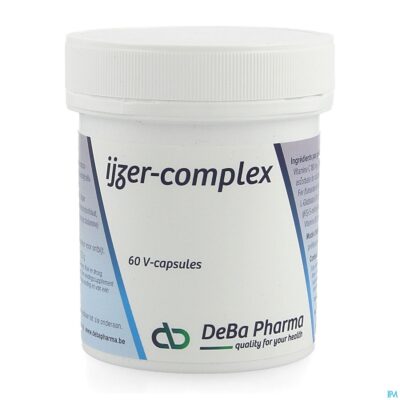 Ijzer complex vegetat. caps 60x25mg deba-3