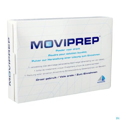 Moviprep 2x2 zakjes eenmalige behandeling