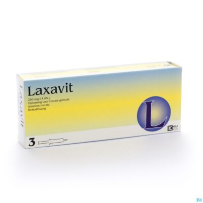 Laxavit micro enema inj 3x12ml-2