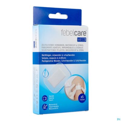 Febelcare med3 verb.zelfkl ster.wtp 7x5cm 5