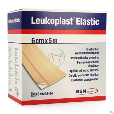 Leukoplast elastic 5mx6cm 1-2