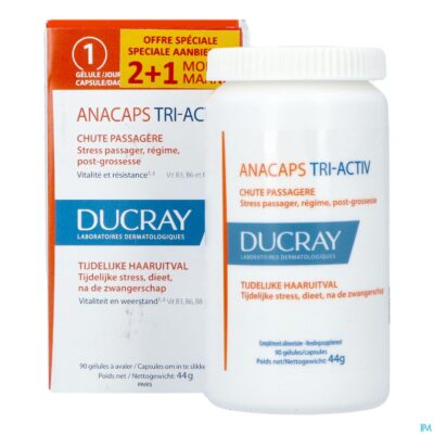 Ducray anacaps tri-activ caps 90-2