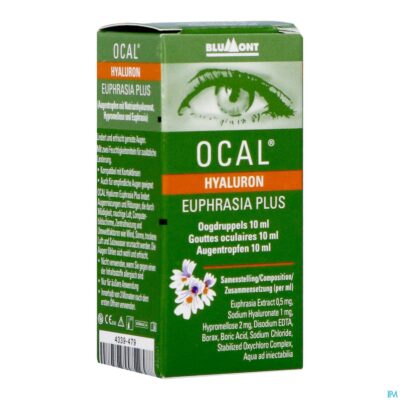 Ocal hyaluron euphrasia plus 10ml