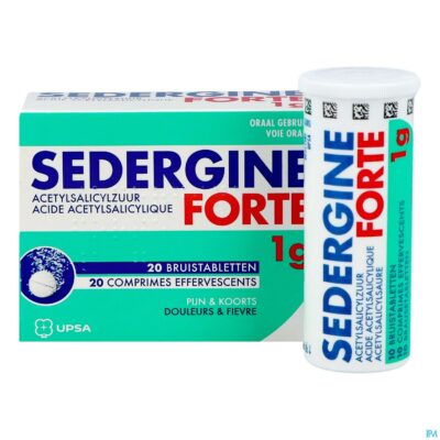 Sedergine forte 1g bruistabletten 20-2