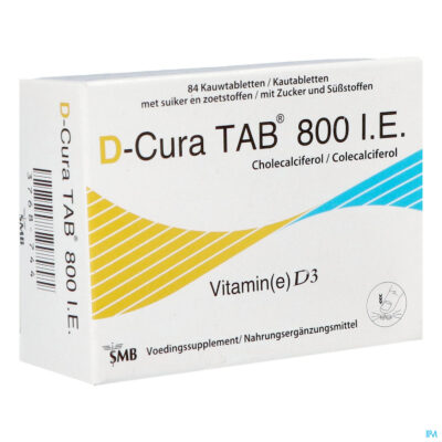 D-cura tab 800 kauwtabletten 84
